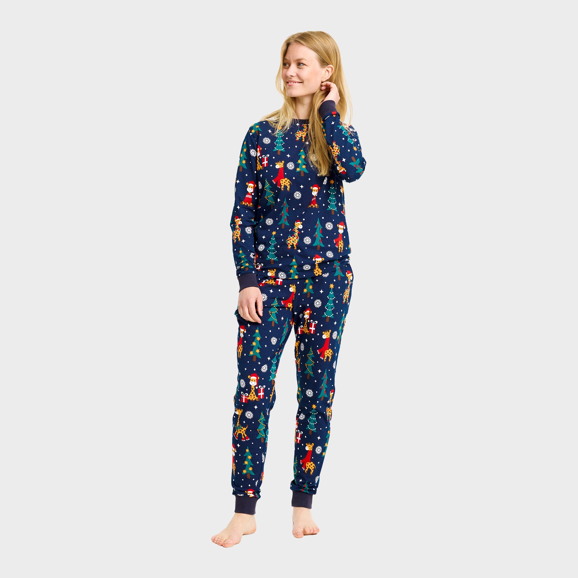 Giraffens julepyjamas - Dame